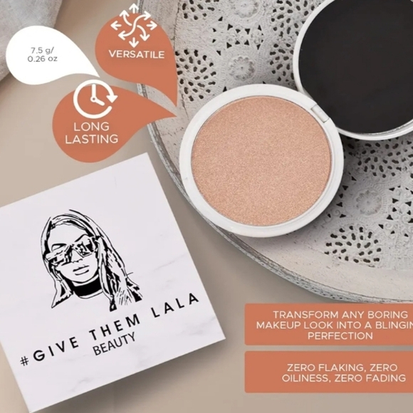 🩷 3/$15 Give Them LaLa Beauty SHOWSTOPPER Highlighter NIB - Picture 5 of 7